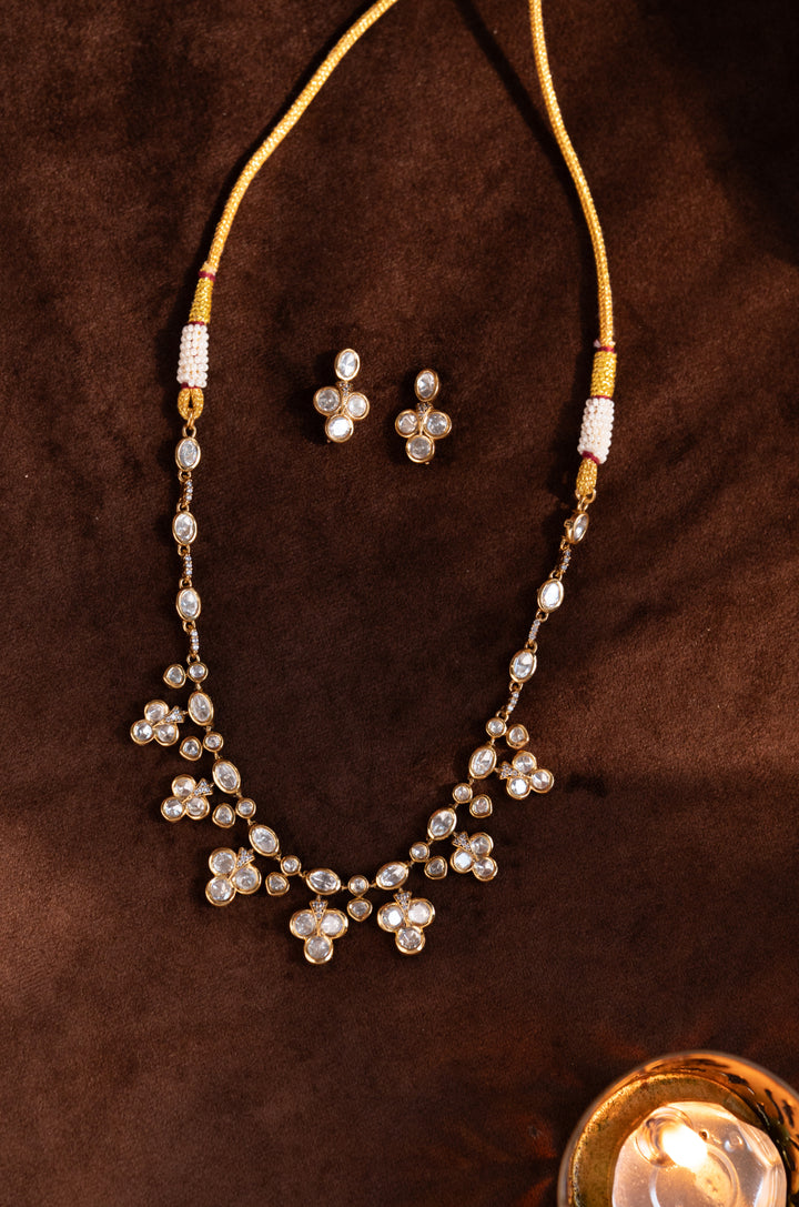 Abeer Polki Necklace Set