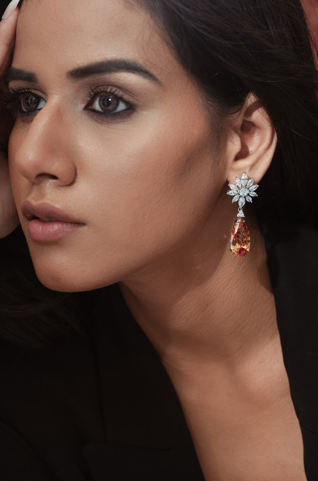 Jasper Victorian Earrings