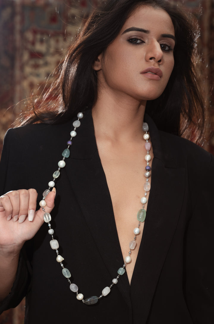 Yvette Multicolored String Necklace