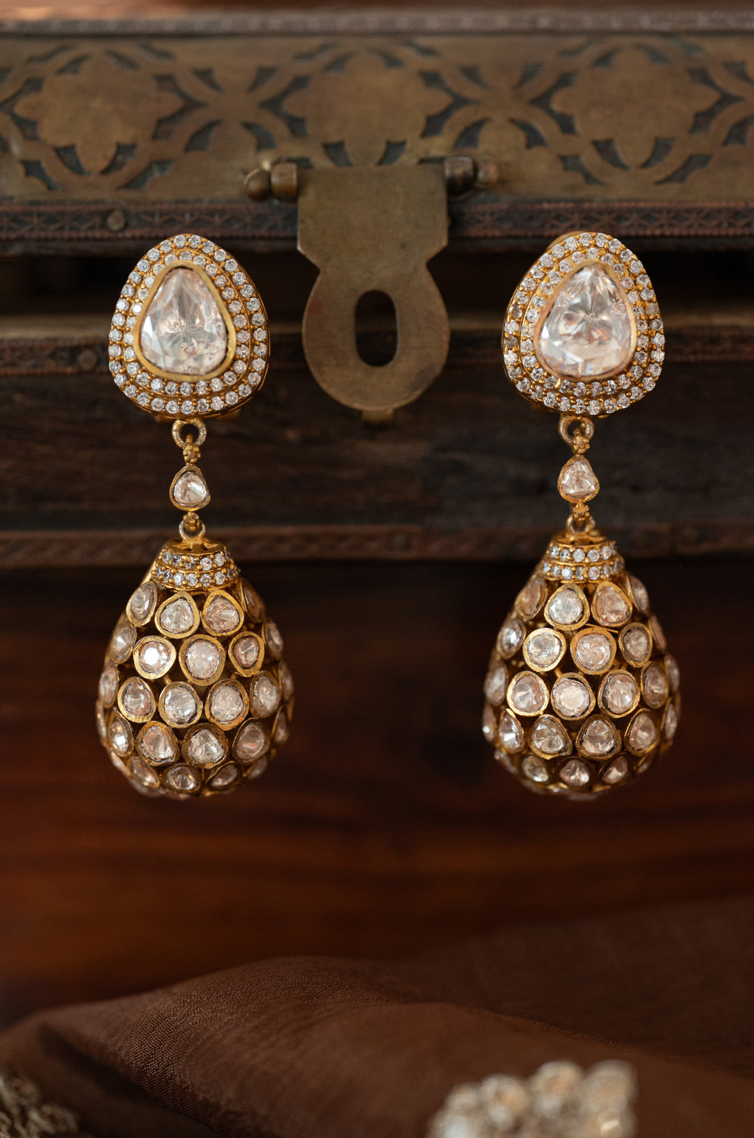 Faha Polki Earrings