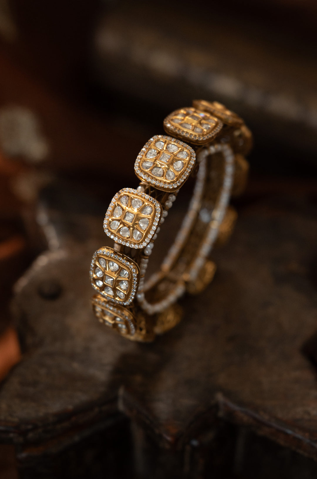Tanisha Polki Pacheli Bangle