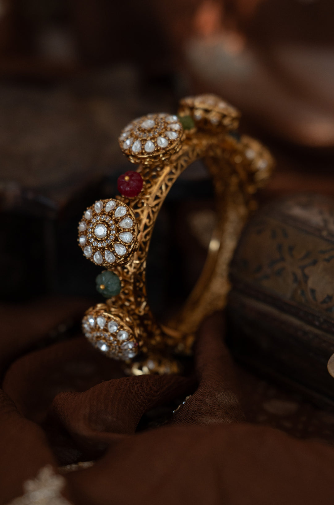 Viha Polki Pacheli Bangle