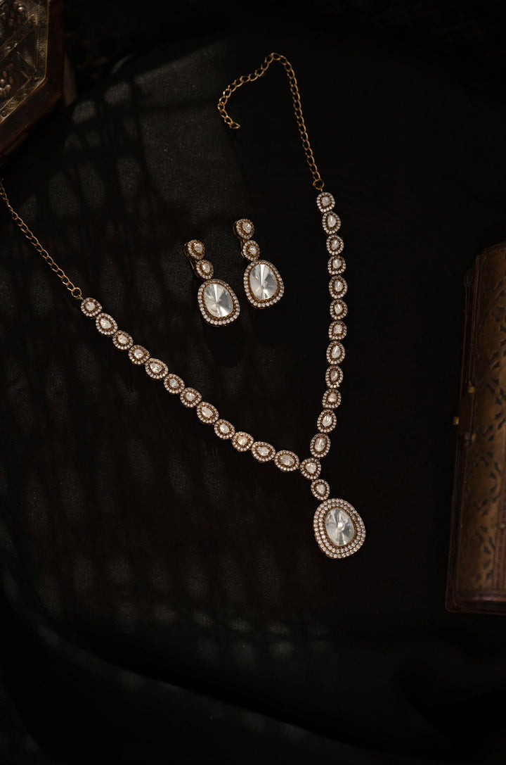 Nishtha Polki Necklace Set