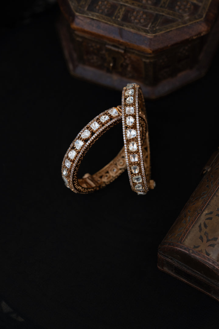 Henna Polki Bangles - Set of 2