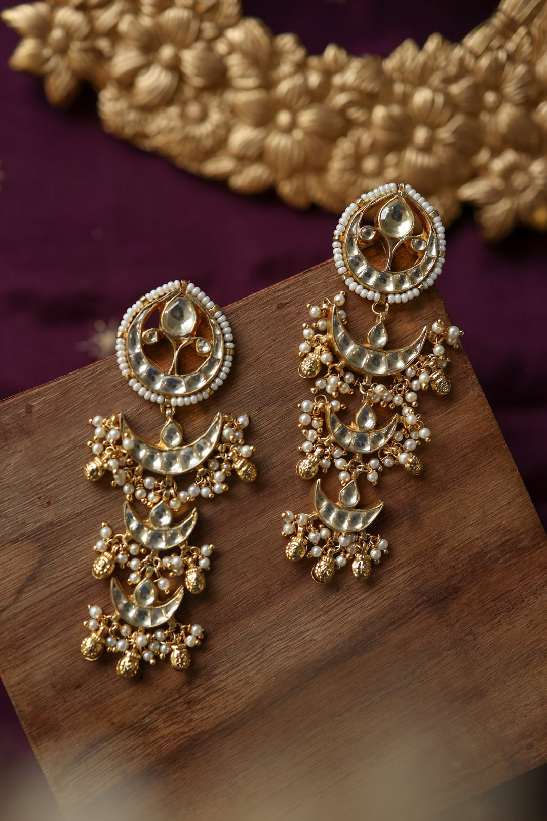 Kalima Kundan Earrings