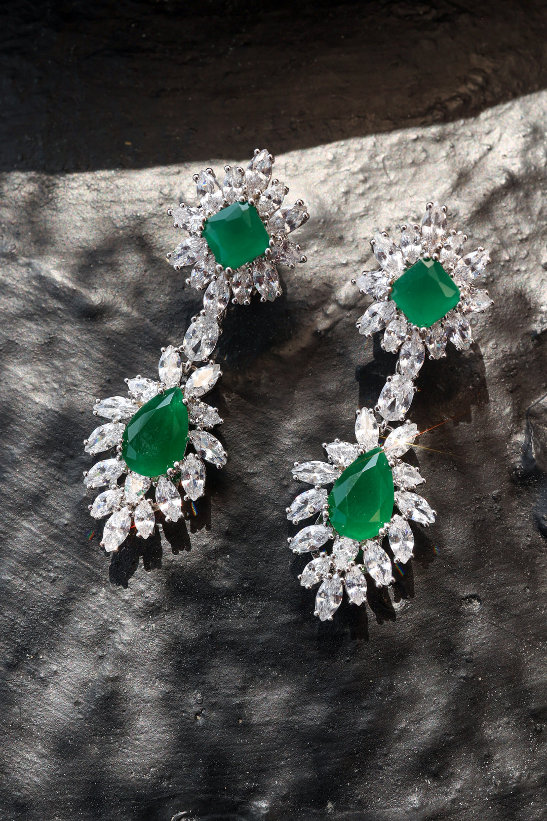 Vivian Green Victorian Earrings