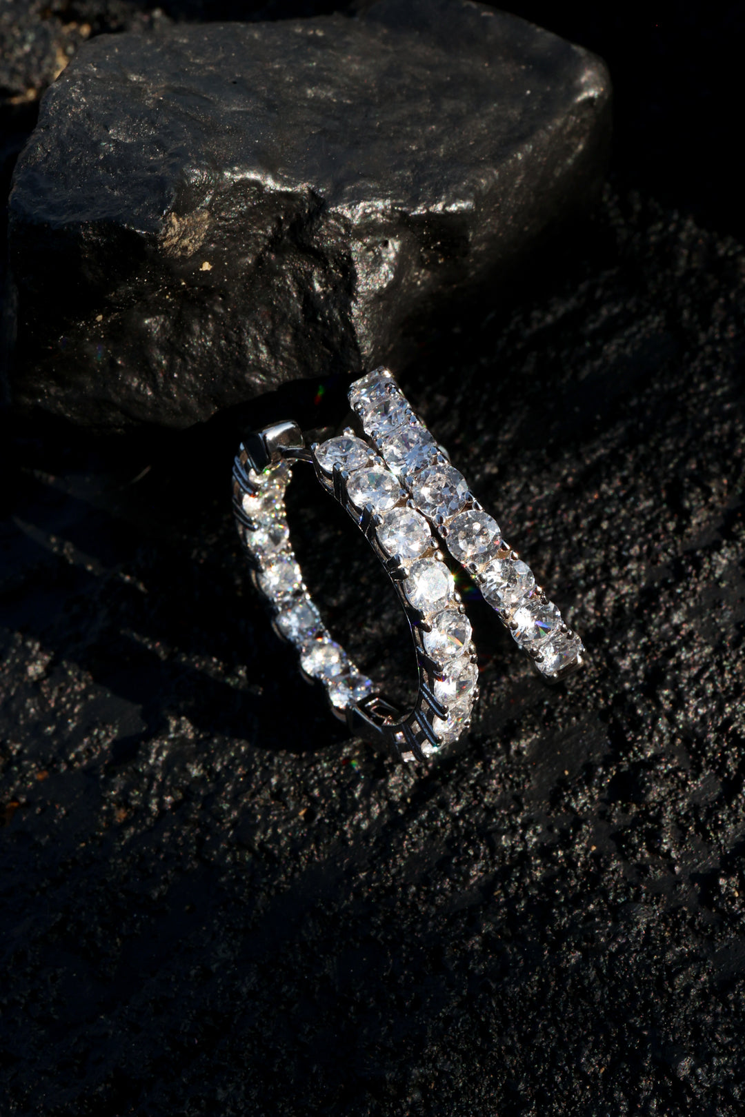 Marin Silver Hoop Earrings