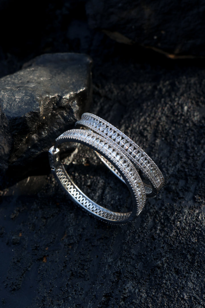 Hillary Silver Hoops