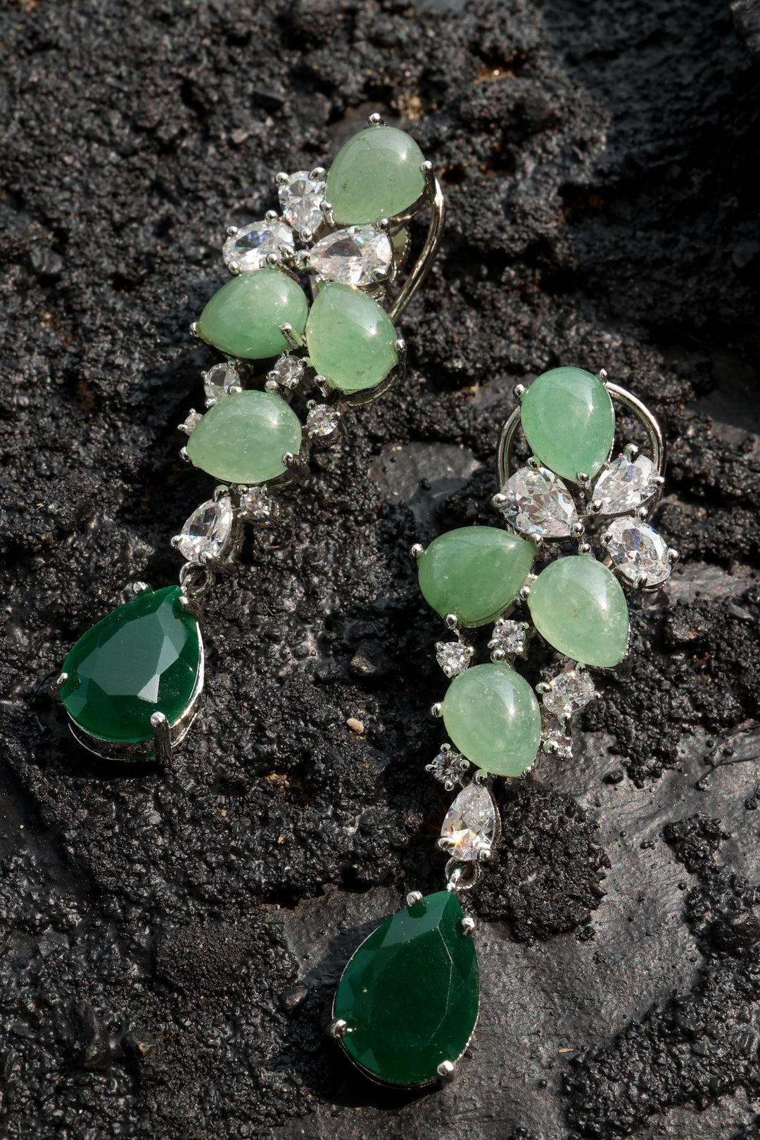 Sara Green Drop Earrings