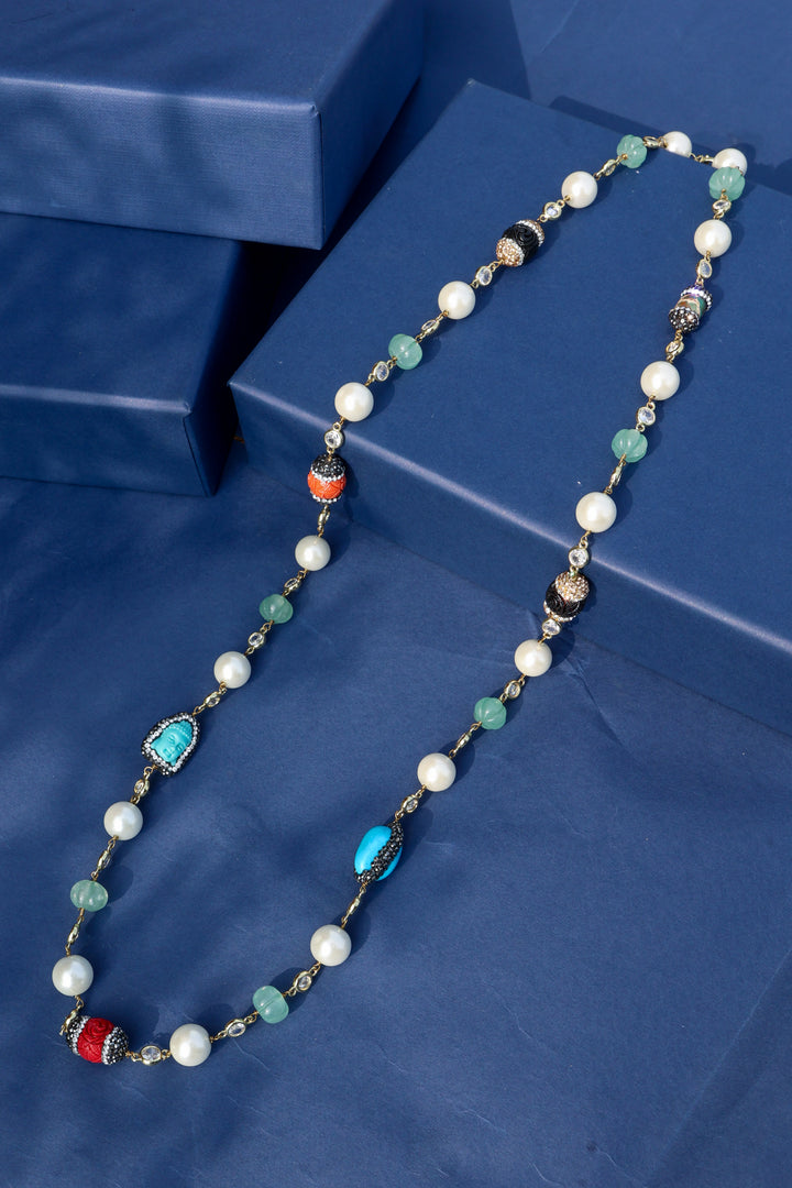 Caroline Multicolored String Necklace