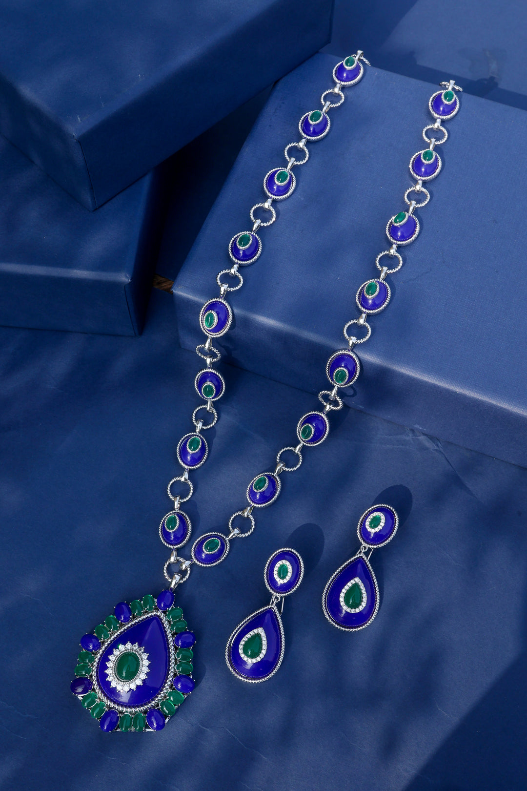 Bianca Blue Necklace Set