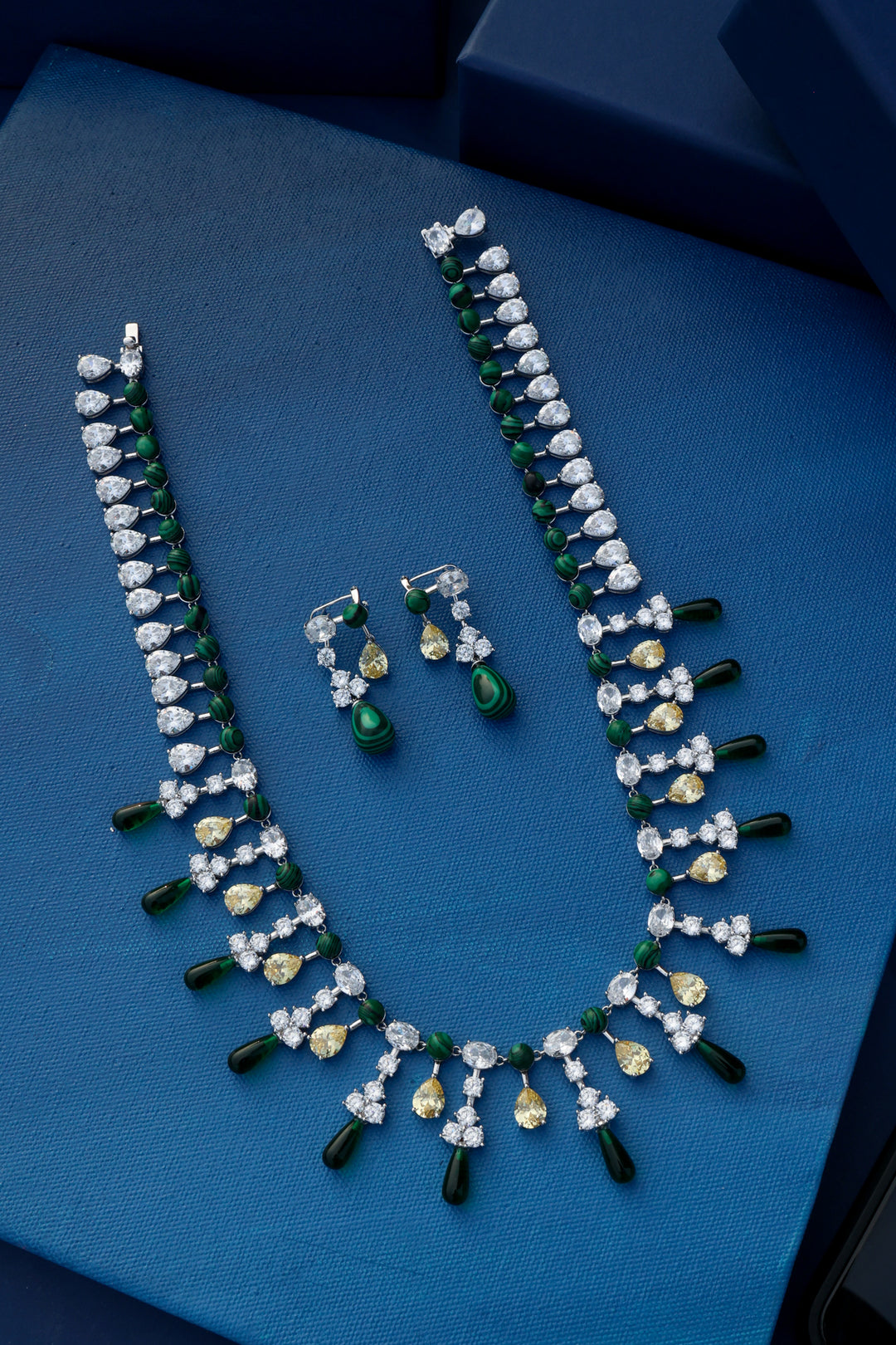 Mireille Green Necklace Set