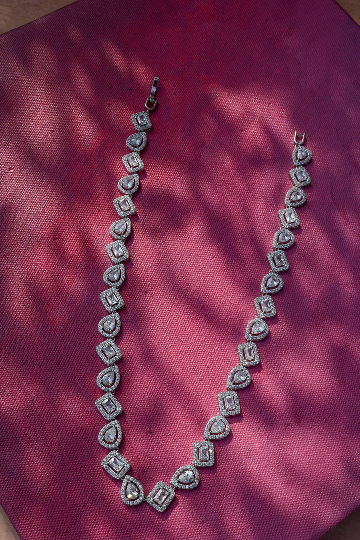 Aliyah Faux Diamond Necklace