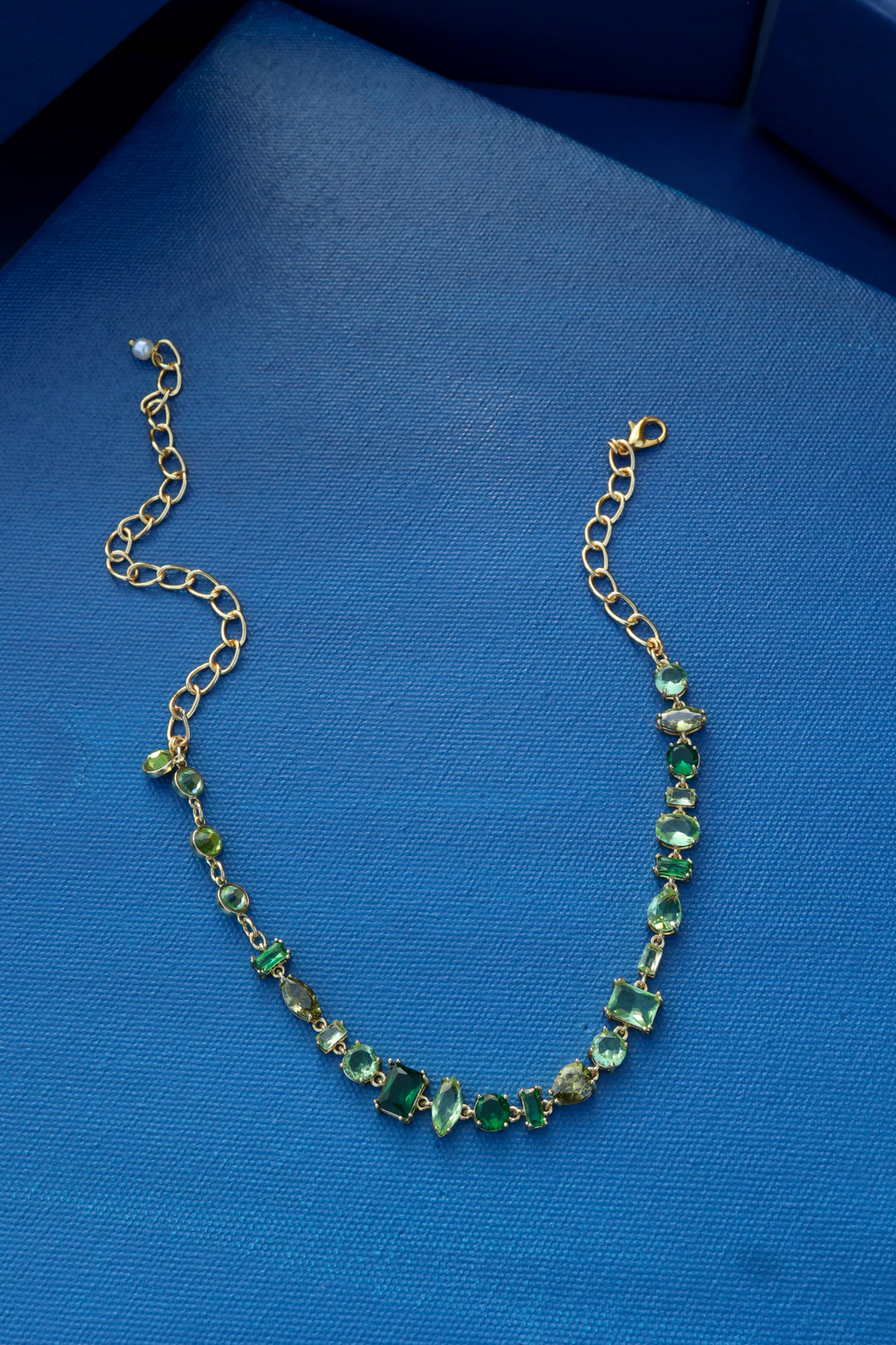 Lydia Shades Of Green Necklace