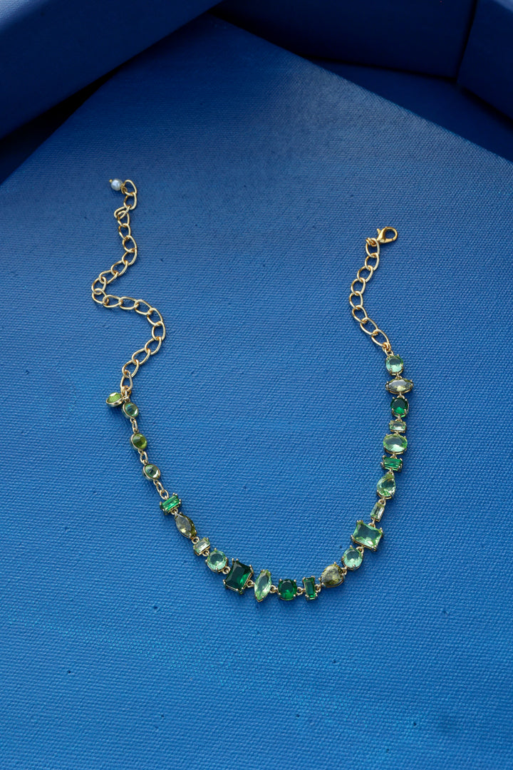 Lydia Shades Of Green Necklace