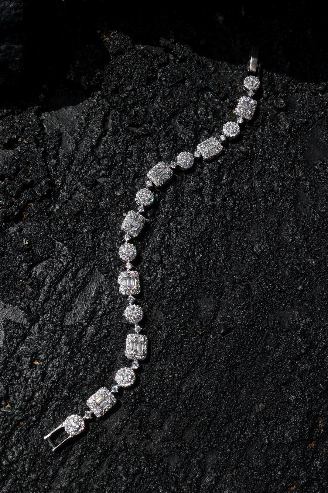 Lila Faux Diamond Bracelet