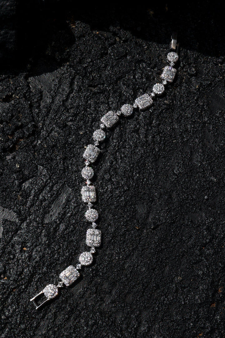 Lila Faux Diamond Bracelet