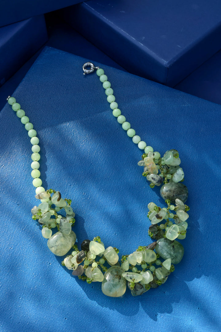 Esme Green Statement Necklace