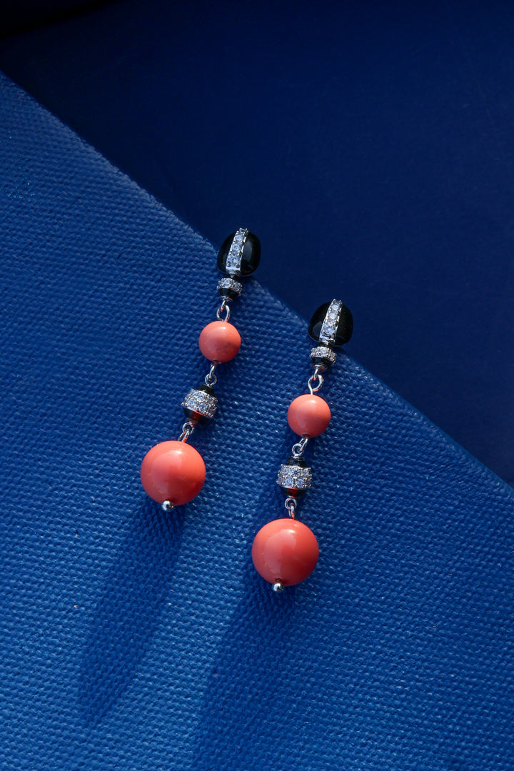 Aaliyah Coral Earrings