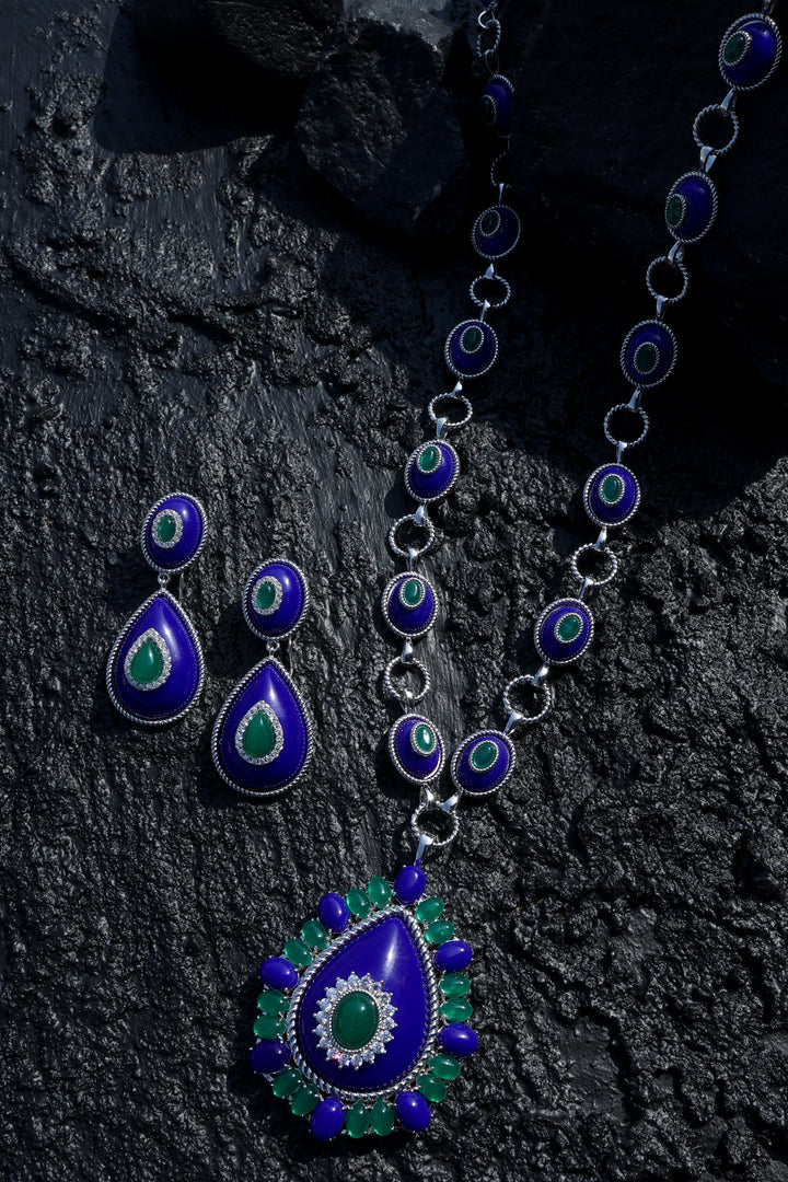 Bianca Blue Necklace Set