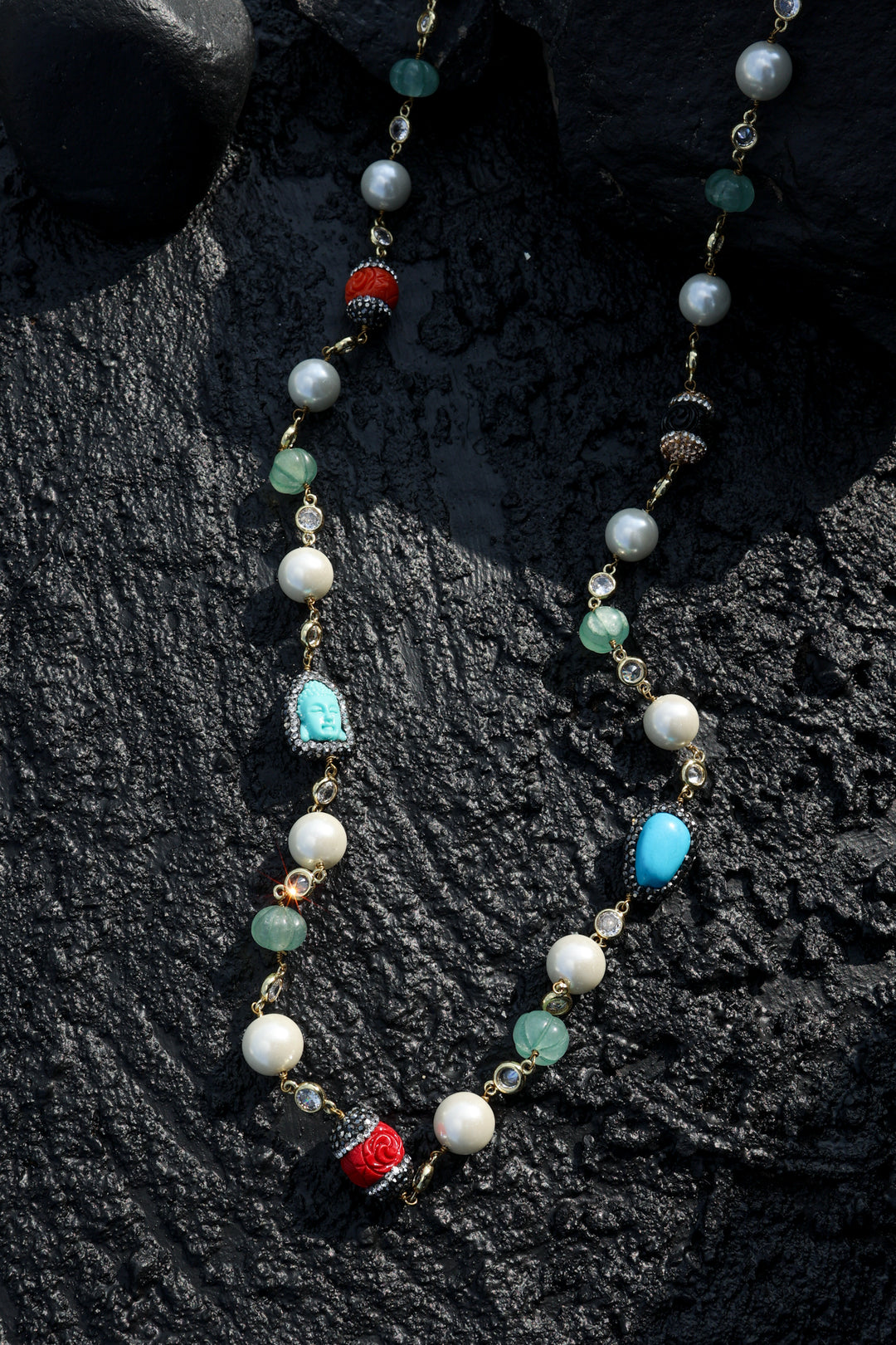 Caroline Multicolored String Necklace