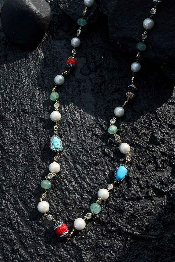 Caroline Multicolored String Necklace