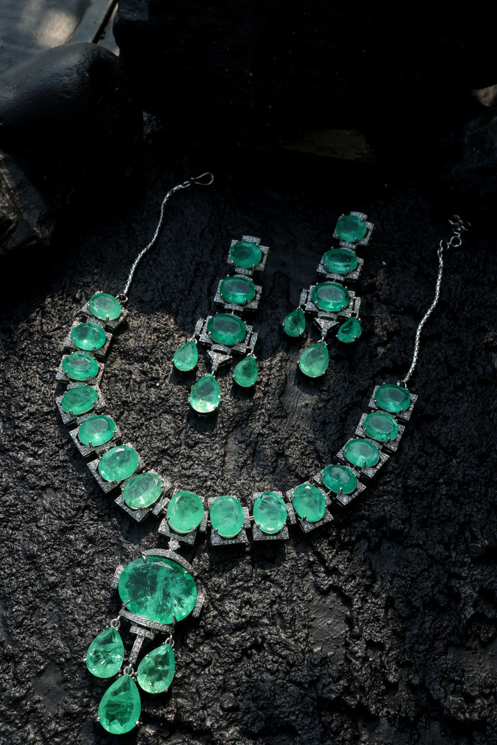Ciel Mint Necklace Set