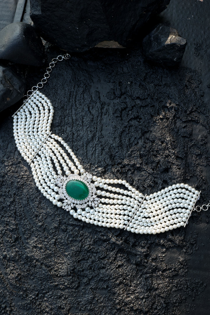 Orion Pearl Choker Necklace