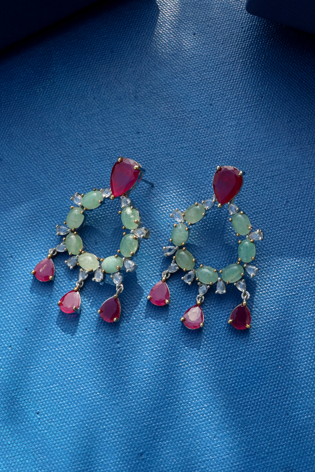 Rylee Red Mint Earrings