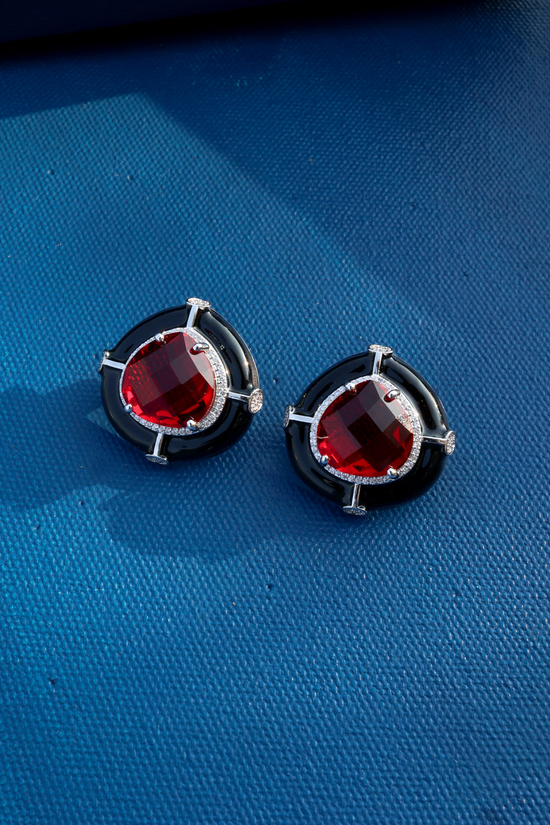 Allison Red Studs