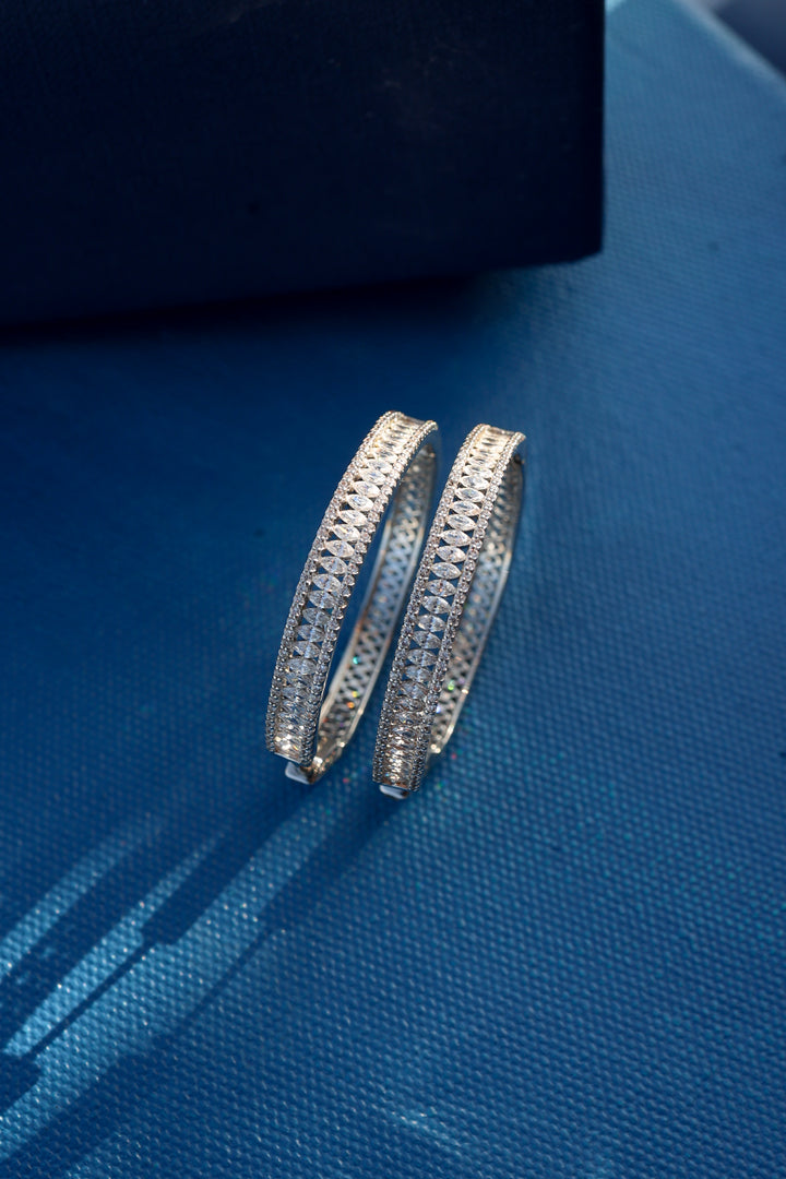 Hillary Silver Hoops