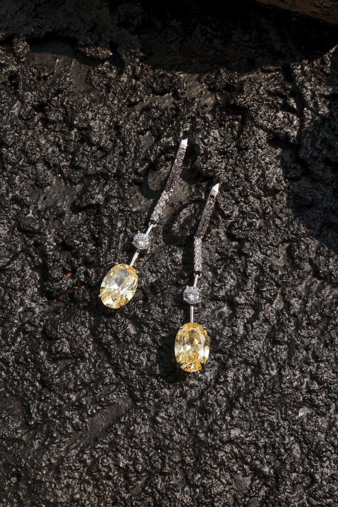 Lucia Yellow Drop Earrings