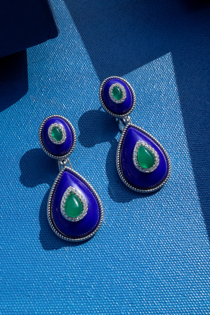 Bianca Blue Earrings