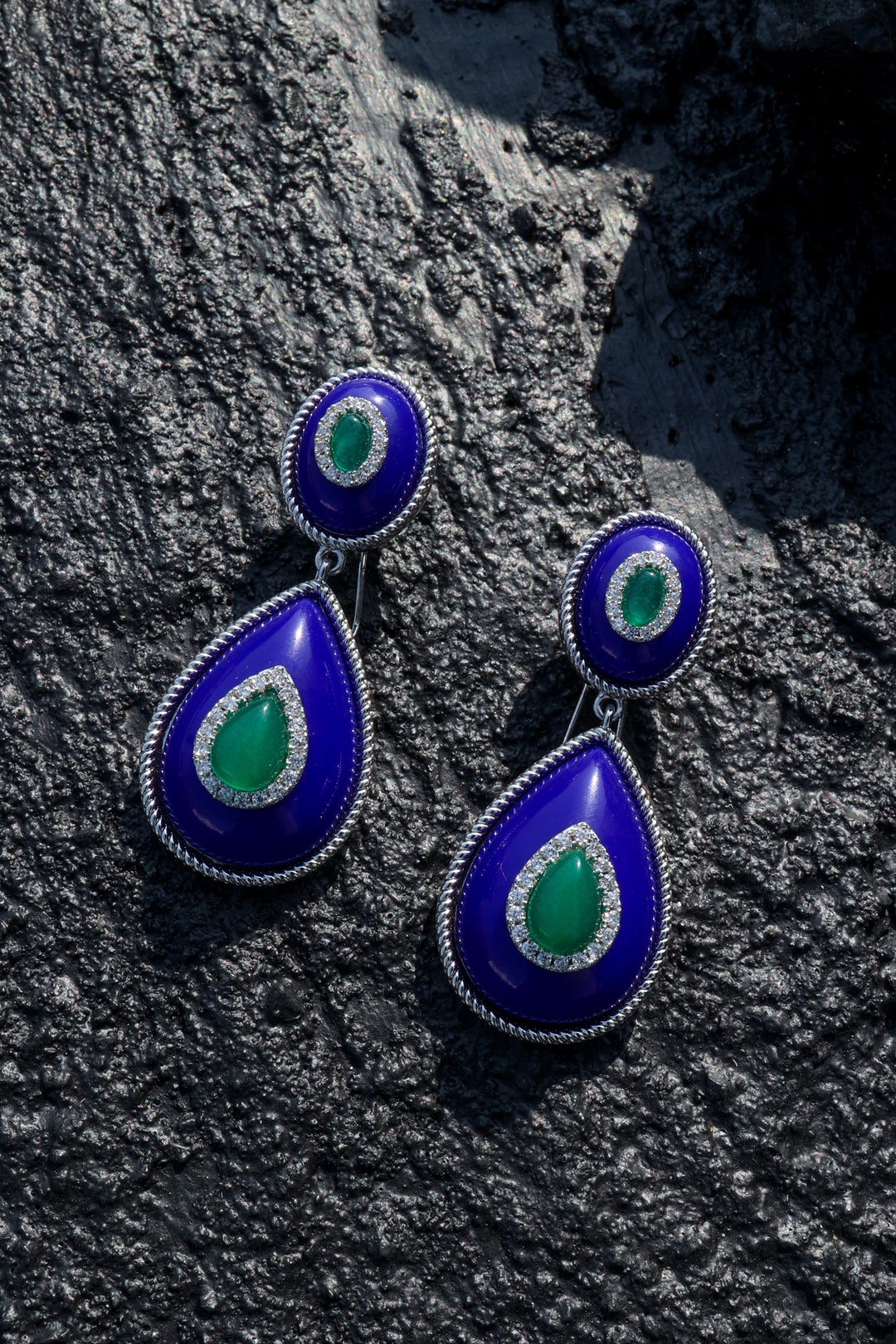 Bianca Blue Earrings