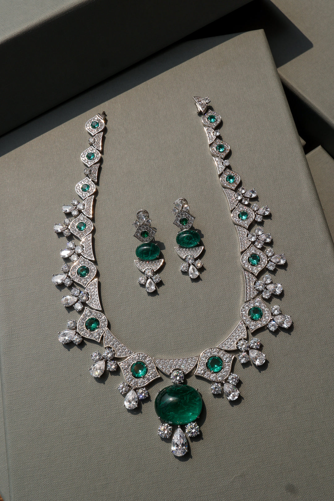 Julian Faux Diamond Necklace Set