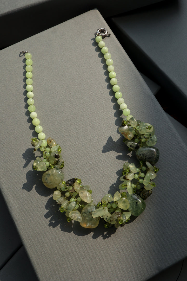 Esme Green Statement Necklace