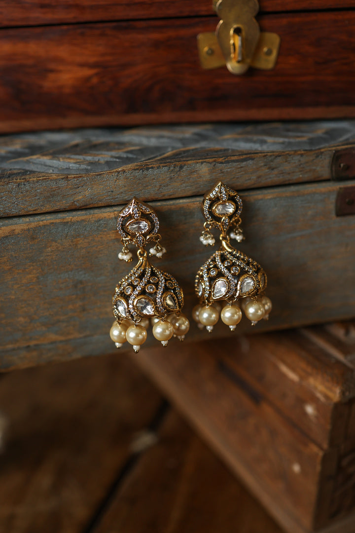 Emma Polki Jhumka Earrings