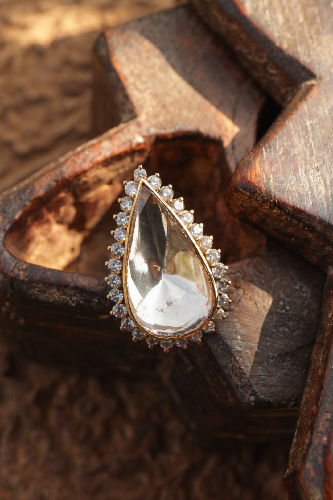 Janki Silver Polki Ring