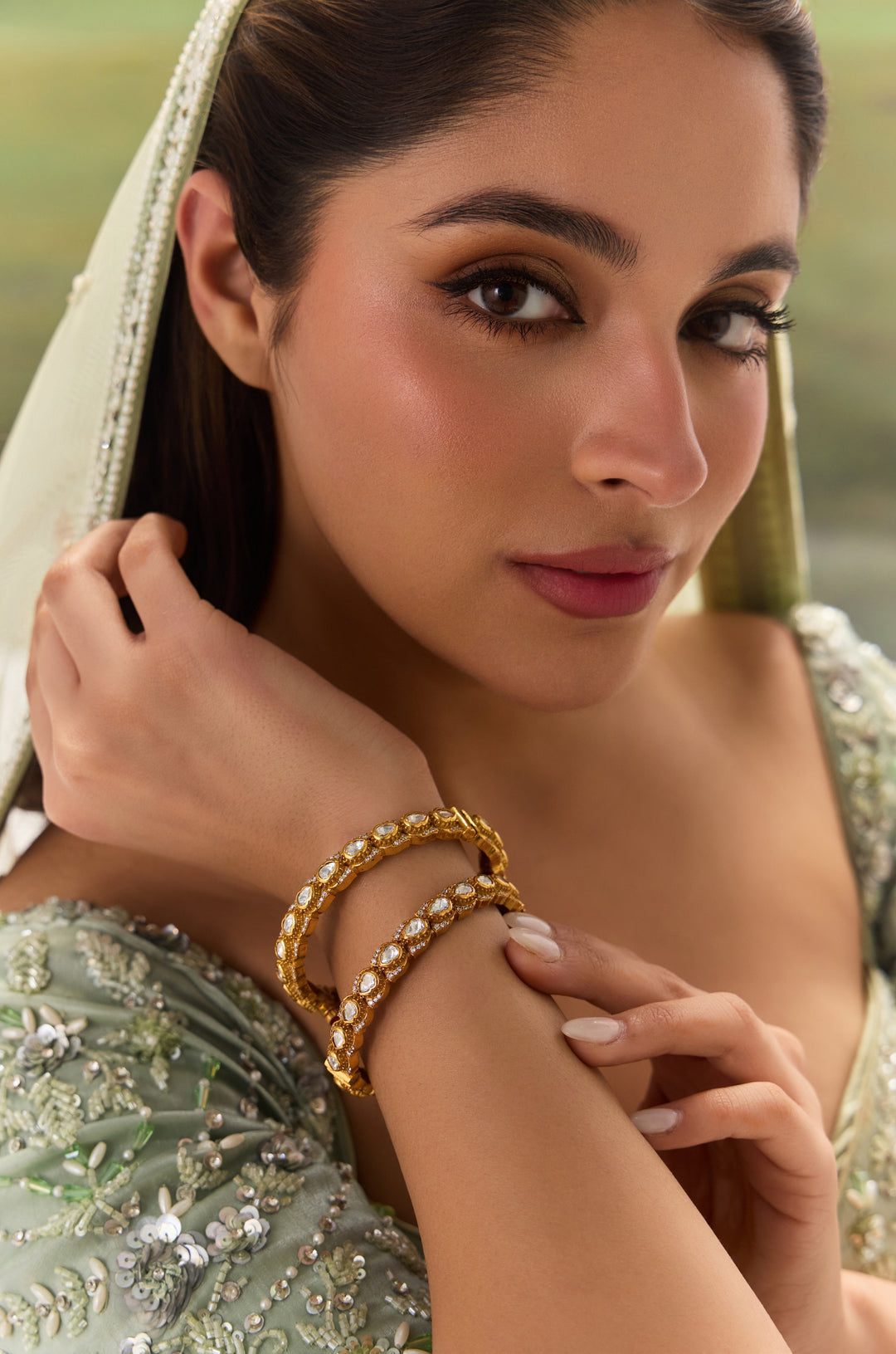 Ritu Polki Bangles - Set Of 2