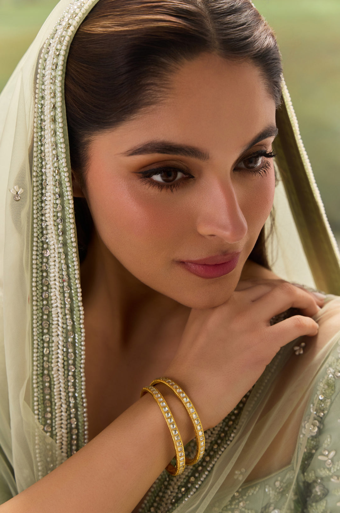 Kamini Kundan Bangle - Set Of 2