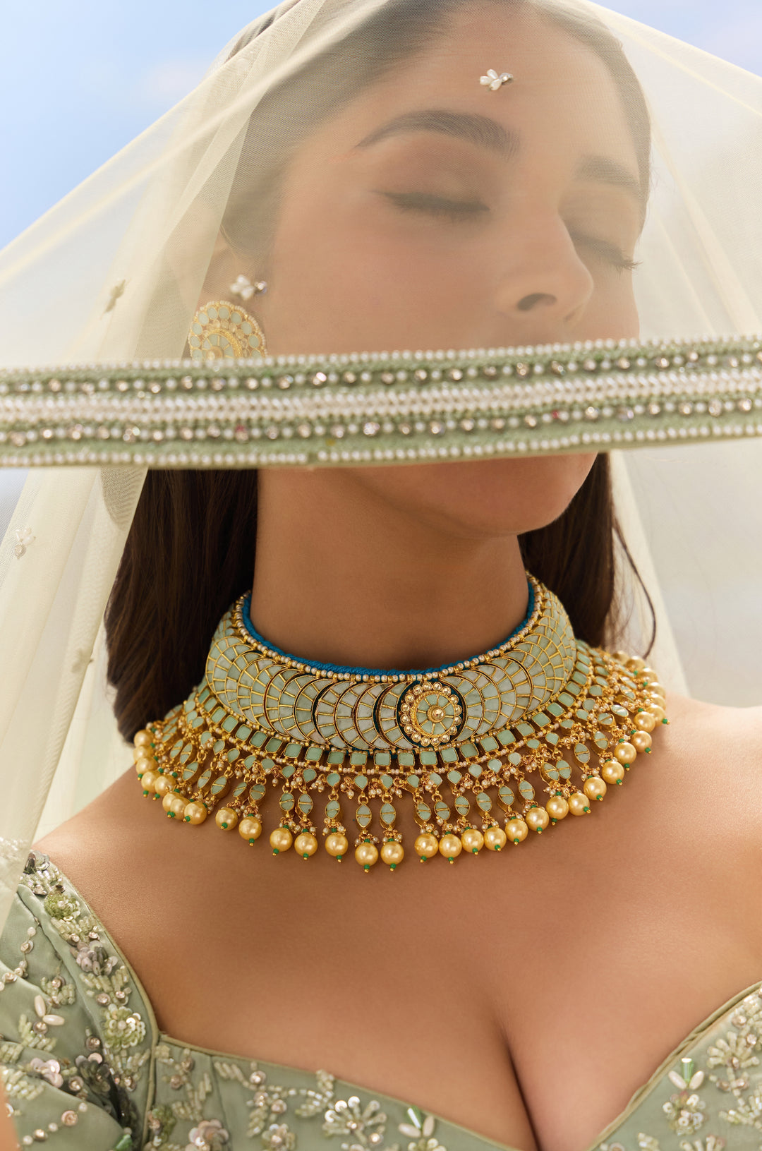 Umarani Turquoise Necklace Set