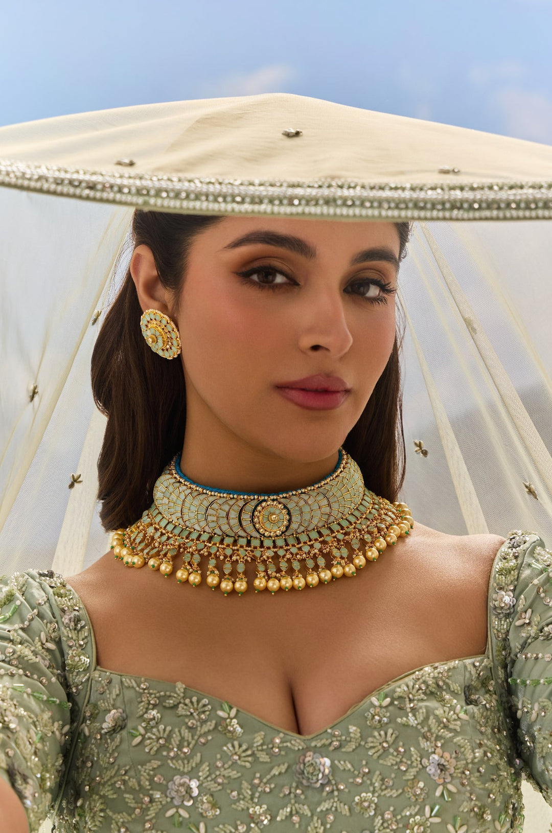 Umarani Turquoise Necklace Set