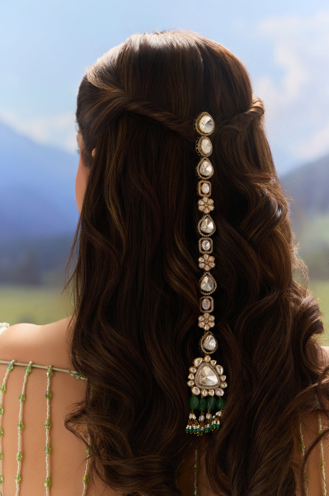 Amrita Polki Braid Pin