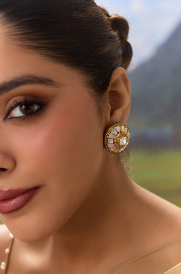 Avisha Mother Of Pearl Studs