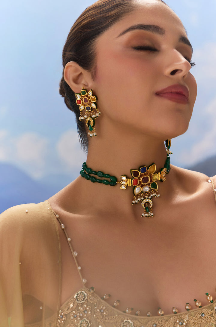 Naisha Navrattan Choker Necklace Set