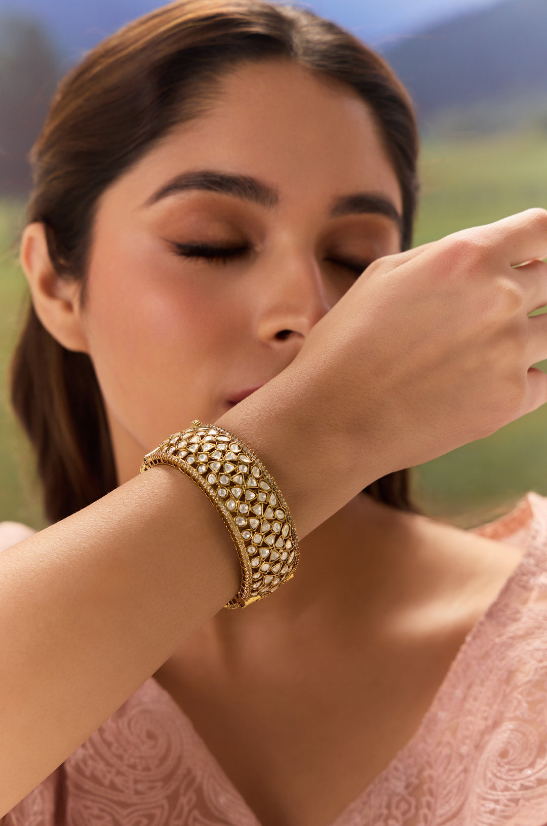 Fahreen Polki Bangle