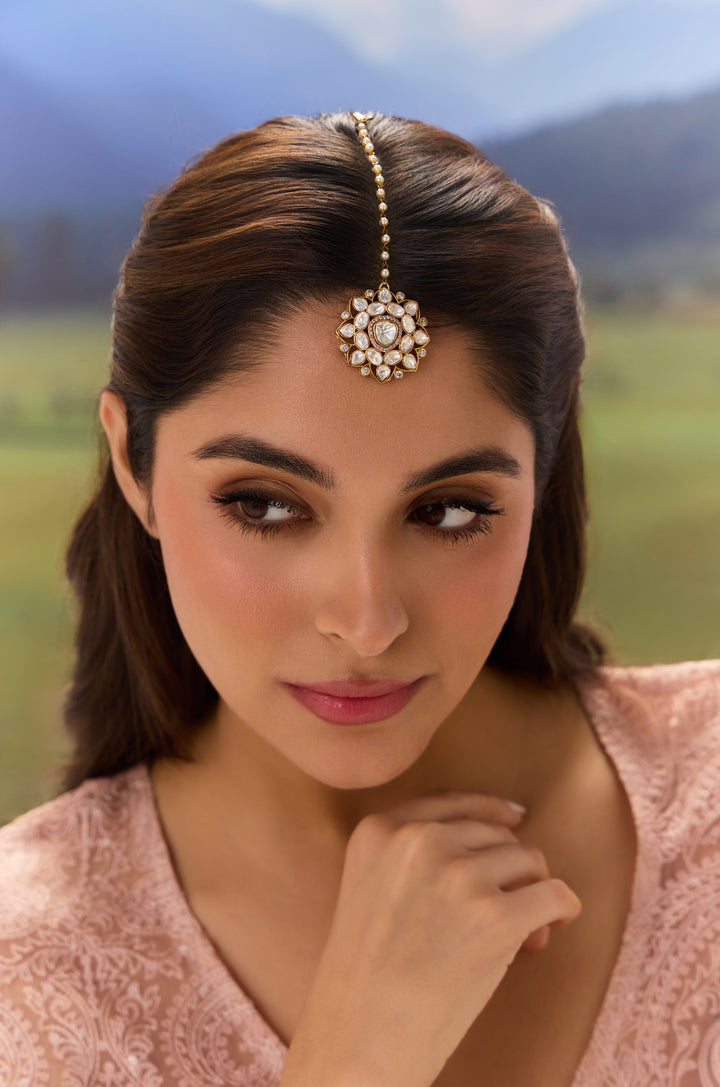 Sia Polki Maangtikka