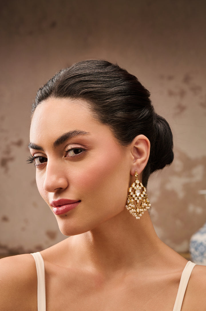 Zilli Polki Silver Earrings