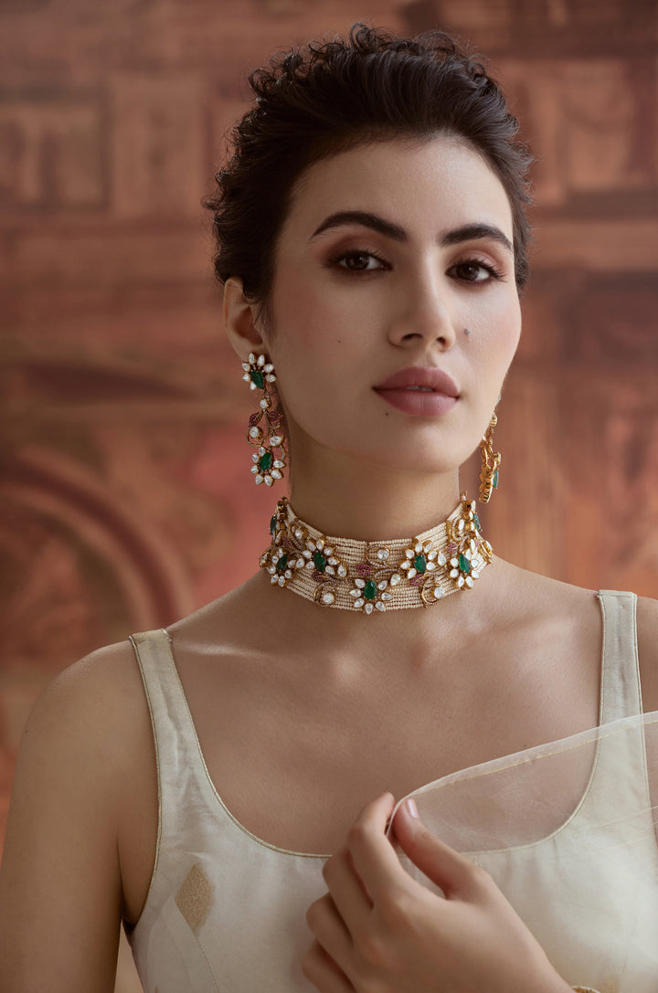 Miraaya Polki Necklace Set