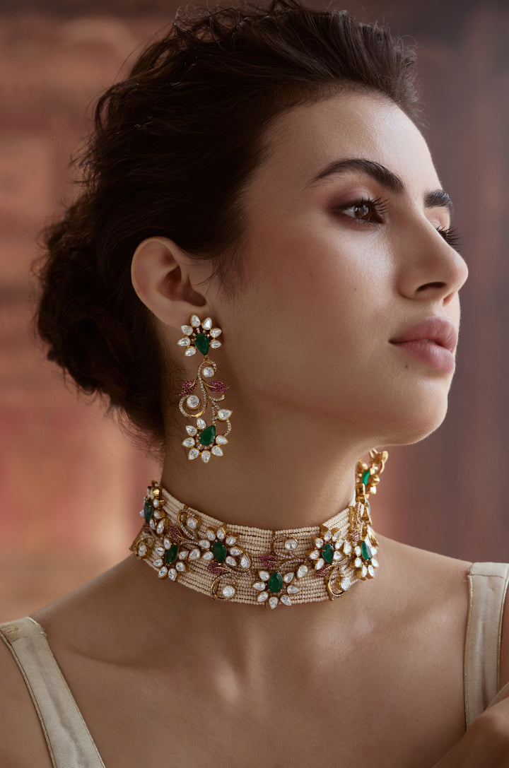Miraaya Polki Necklace Set